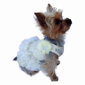 Garden Party Tutu Dog Dress Ivory