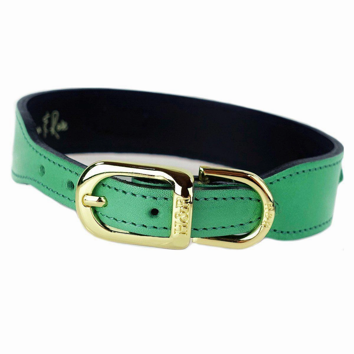 Georgia Rose Collection Dog Collar Kelly Green