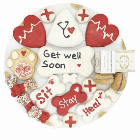 Get Well Soon Dog Treats Gift Box