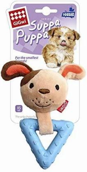 GiGwi - Suppa Puppa Interactive Small Rubber Squeaky Toy - Dog
