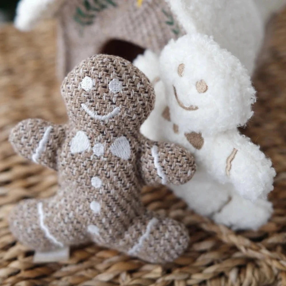 Gingerbread House Set of 3 Pcs Dog Toy
