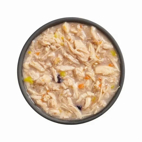 Go! Solutions Booster Immune Health Shredded Chicken   Salmon in Bone Broth Dog Food Topper