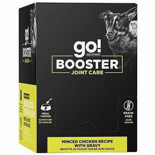Go! Solutions Booster Joint Care Minced Chicken with Gravy Dog Food Topper