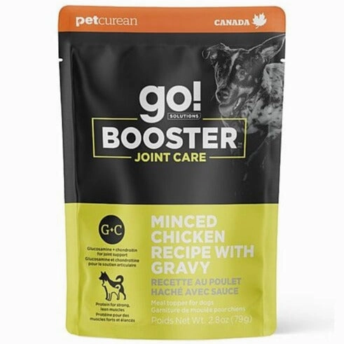 Go! Solutions Booster Joint Care Minced Chicken with Gravy Dog Food Topper