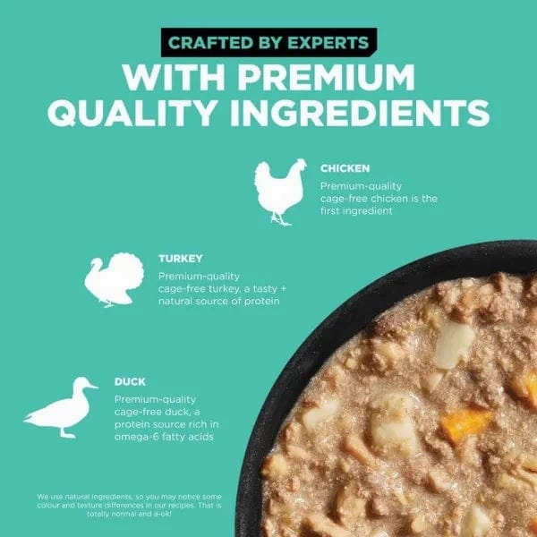 Go! Solutions Carnivore Grain Free Chicken, Turkey & Duck Stew Wet Dog Food, 12.5oz