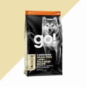 Go! Solutions Carnivore Grain-Free Lamb & Wild Boar Recipe Dry Dog Food