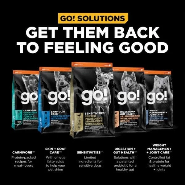Go! Solutions Sensitivities Limited Ingredient Grain Free Duck Recipe Dry Dog Food
