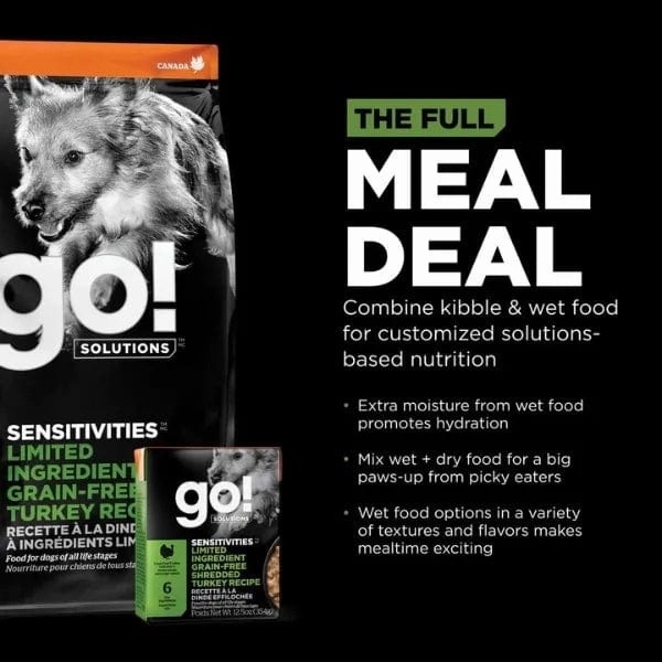 Go! Solutions Sensitivities Limited Ingredient Grain Free Turkey Recipe Dry Dog Food