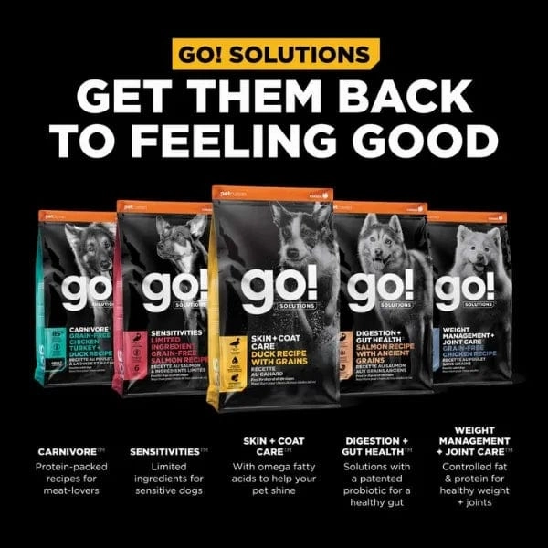 Go! Solutions Skin & Coat Care Duck Recipe with Grains Dry Dog Food