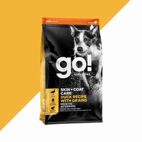 Go! Solutions Skin & Coat Care Duck Recipe with Grains Dry Dog Food