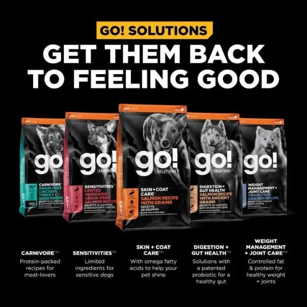 Go! Solutions Skin & Coat Care Salmon Recipe with Grains Dry Dog Food