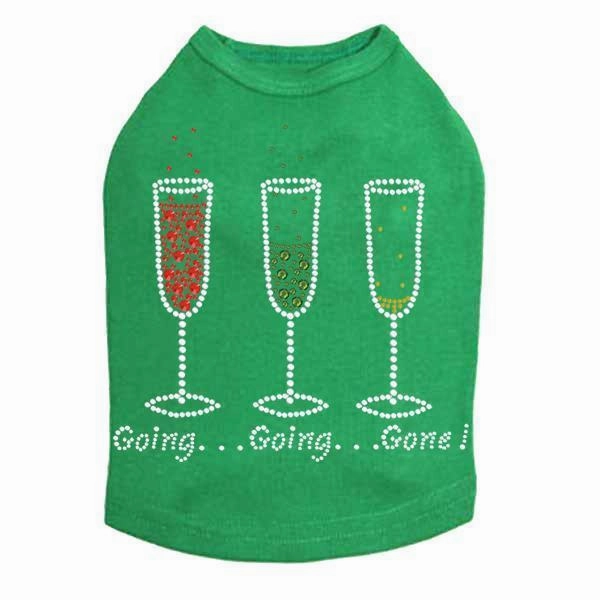 Going, Going, Gone Rhinestone Dog Tank