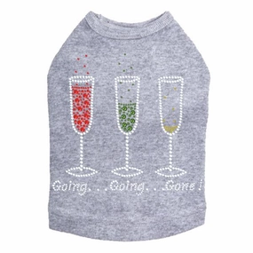 Going, Going, Gone Rhinestone Dog Tank