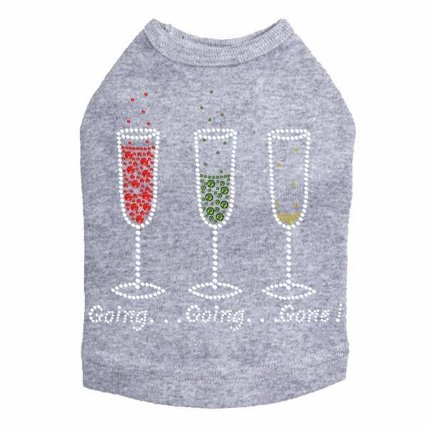 Going, Going, Gone Rhinestone Dog Tank