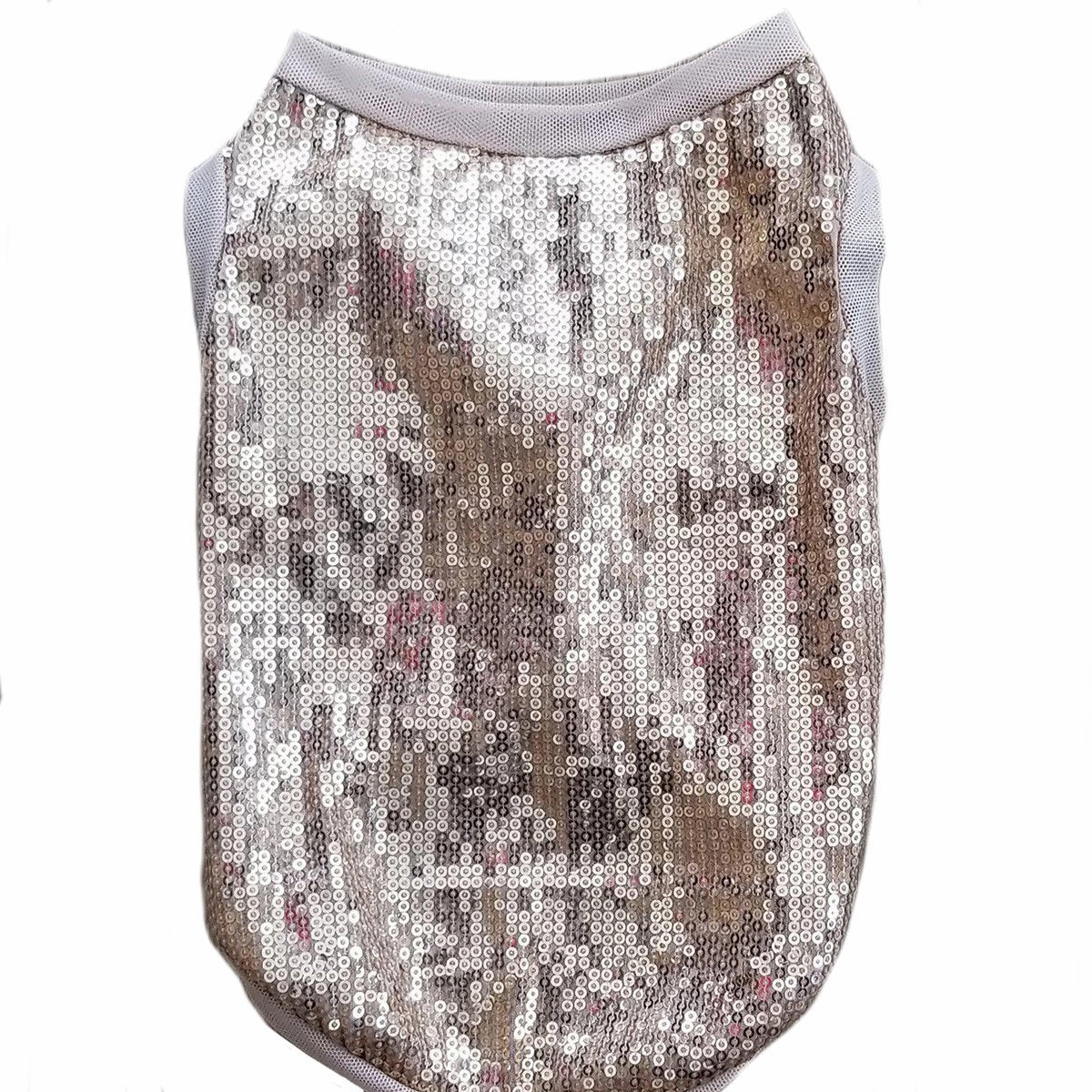 Gold Sequin Dog Tank