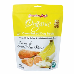 GRANDMA LUCY'S Organic Oven-Baked Banana & Sweet Potato Treat for Dogs