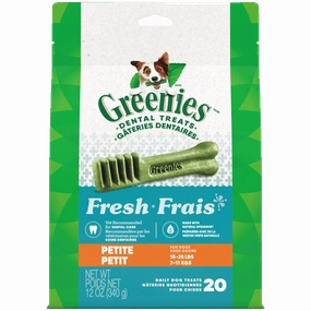 Greenies Fresh Petite Adult Dog Dental Treats, 12oz