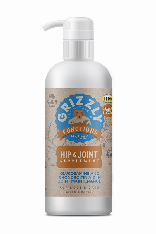 Grizzly Joint Aid Hip and Joint Product Liquid Dog Supplement