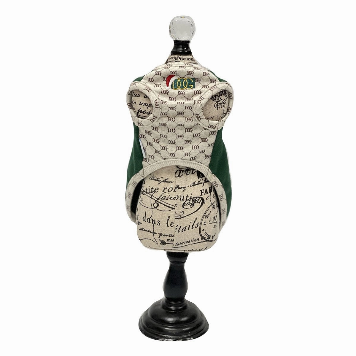 GRRRCI Skateboard Dog Tank Green