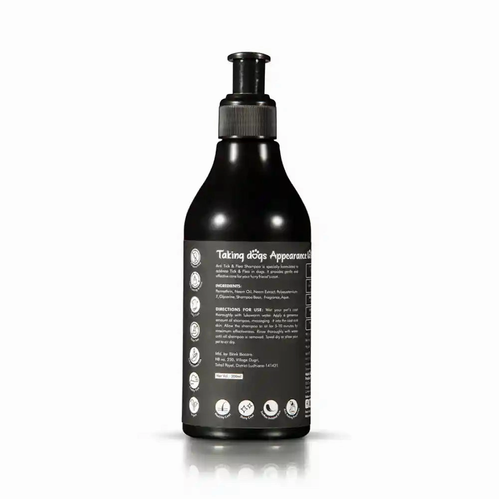 Hachi Wilson Premium Anti-Tick & Flea Shampoo for Dogs and Cats