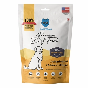 Hachi Wilson Premium Dehydrated Chicken Wings Jerky Dog Treat