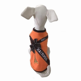 Hairmes Paris Bolduc Orange Dog Tank