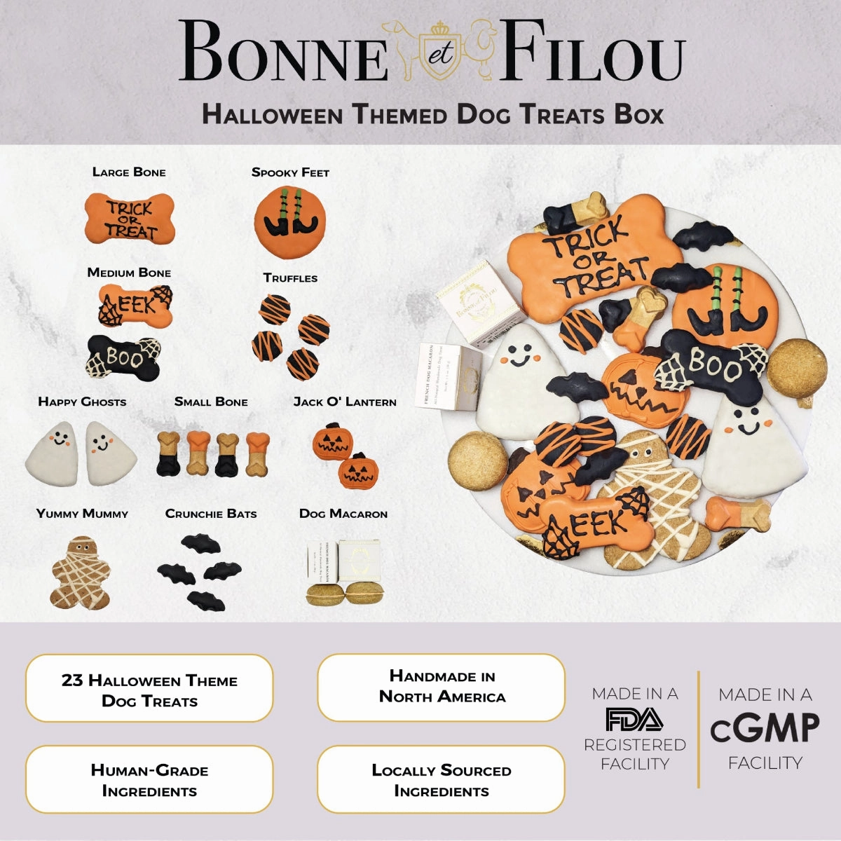 Halloween Dog Treats Gift Box