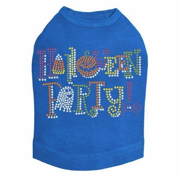 Halloween Party Rhinestone Dog Tank
