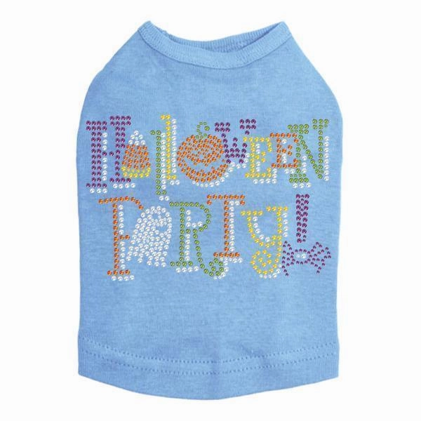 Halloween Party Rhinestone Dog Tank
