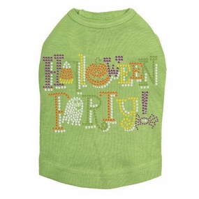 Halloween Party Rhinestone Dog Tank