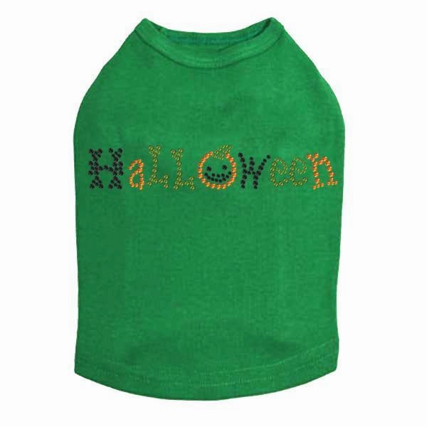 Halloween Rhinestone Dog Tank