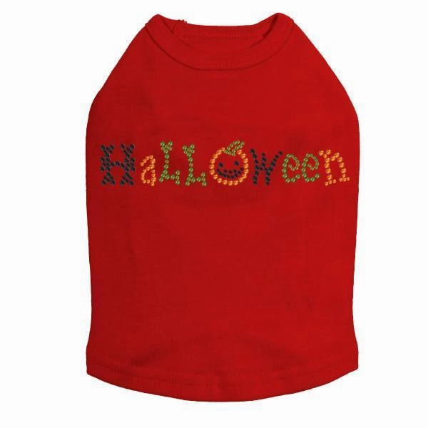 Halloween Rhinestone Dog Tank