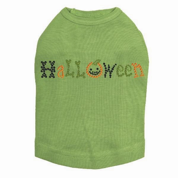 Halloween Rhinestone Dog Tank