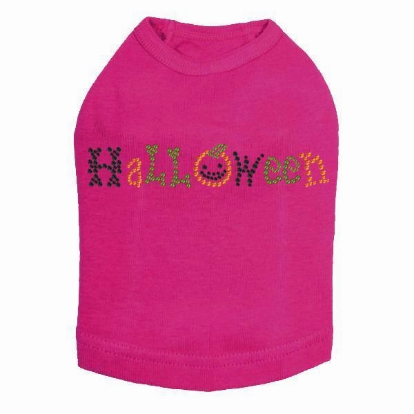 Halloween Rhinestone Dog Tank