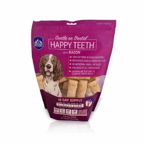 Happy Teeth 30 Day Supply Dental Bacon Dog Chews