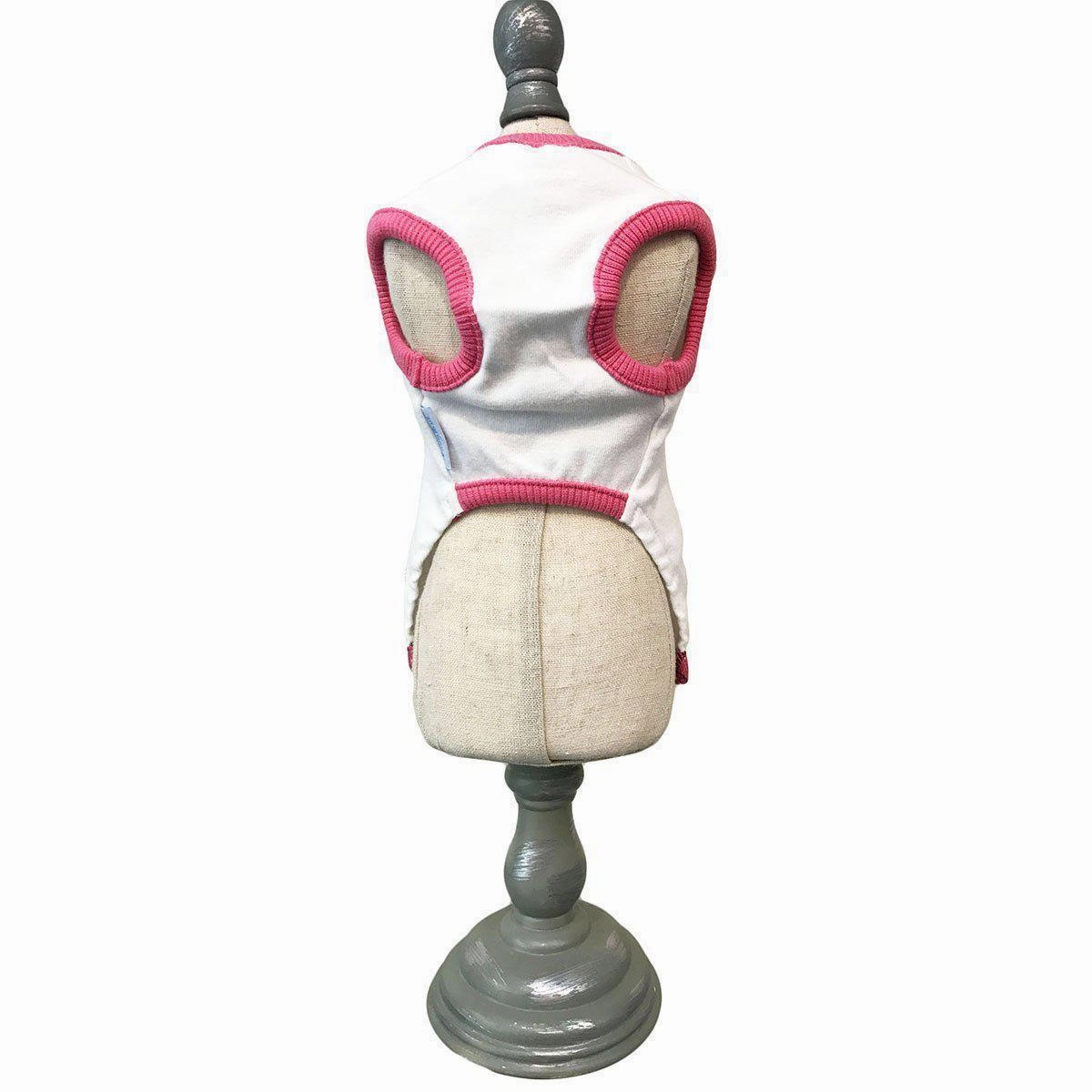 Harrod's Plaid Sneaker Dog Tank Pink