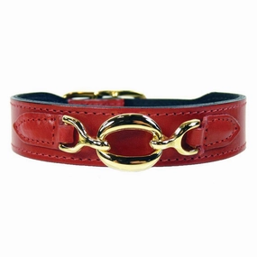 Hartman Collection Dog Collar Ferrari Red