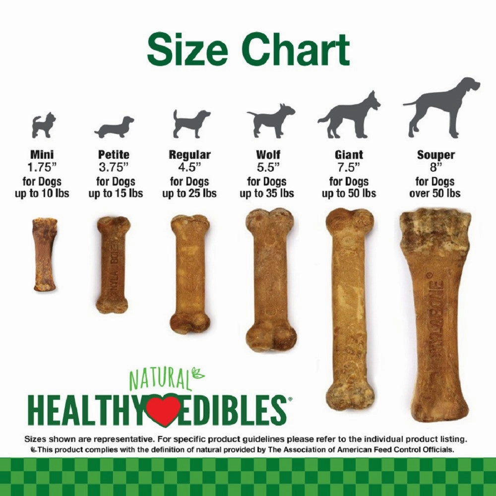 Healthy Edibles Chicken Flavor Dog Dental Chews