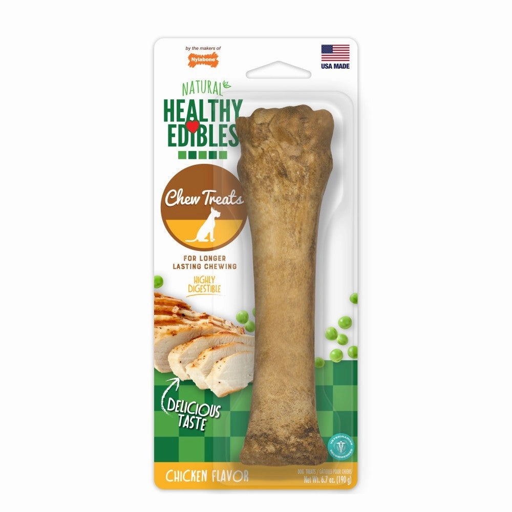 Healthy Edibles Chicken Flavor Dog Dental Chews