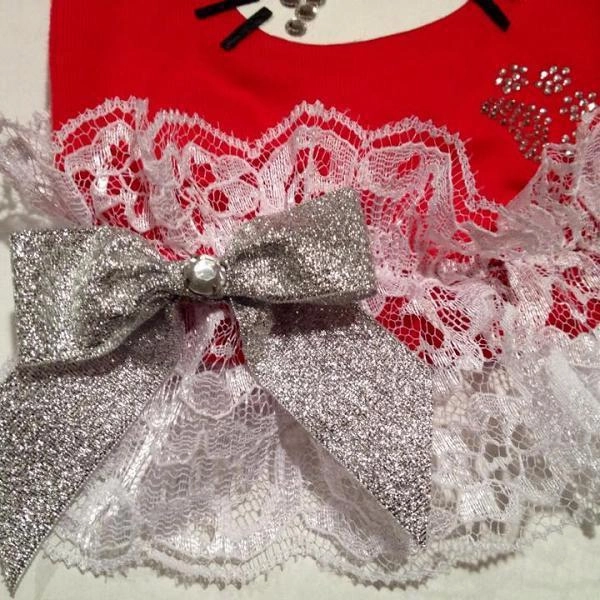 Hello Kitty Lightning Red Couture Dog Shirt