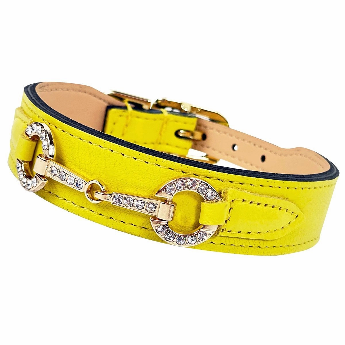 Holiday Collection Dog Collar Canary Yellow