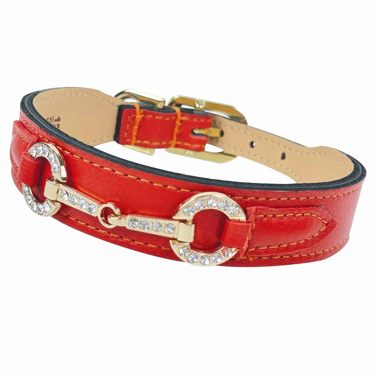 Holiday Collection Dog Collar Tangerine