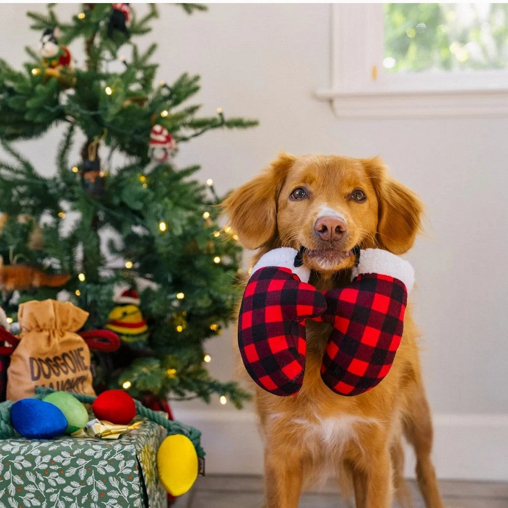 Home for the Holidays - Mittens Dog Plush Toy