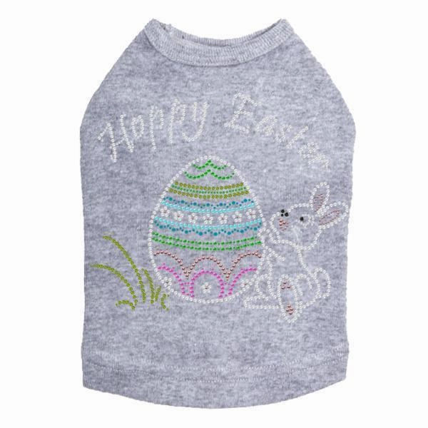 Hoppy Easter Rhinestone Dog Tank