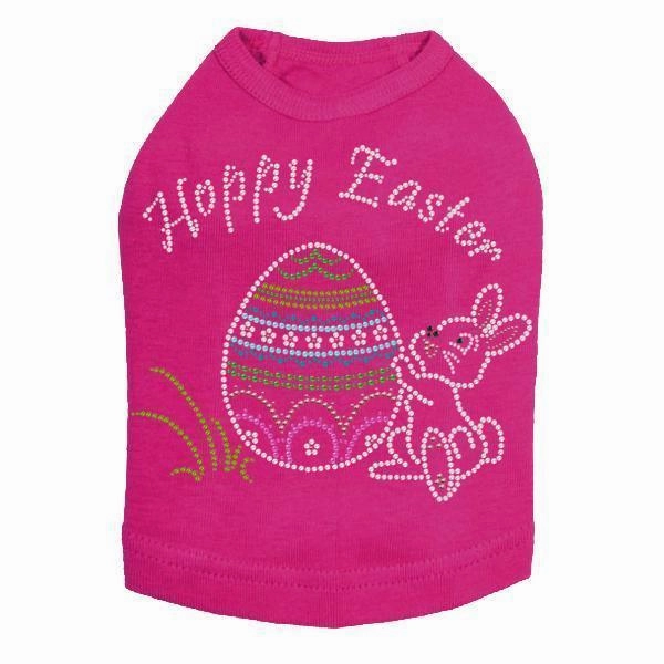 Hoppy Easter Rhinestone Dog Tank