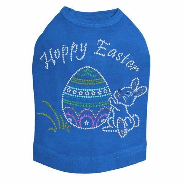 Hoppy Easter Rhinestone Dog Tank