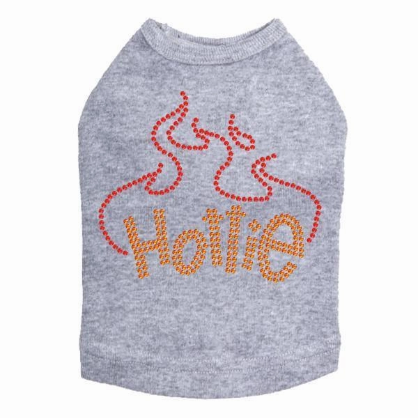 Hottie Rhinestone Dog Tank