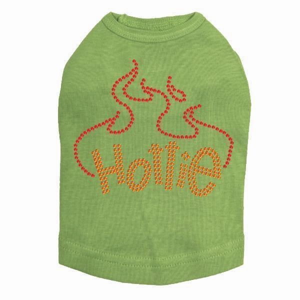 Hottie Rhinestone Dog Tank