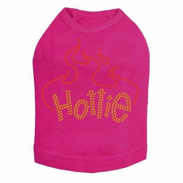 Hottie Rhinestone Dog Tank
