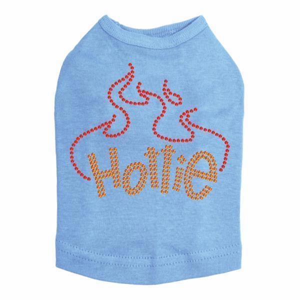 Hottie Rhinestone Dog Tank